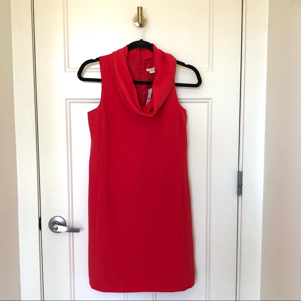 JCREW Crepe Cowl Neck Lined Dress Size XS